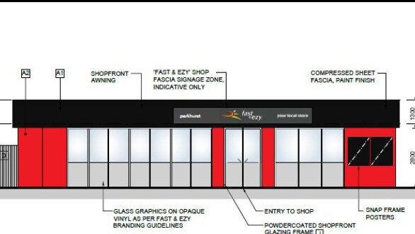 The proposed service station would be 24 hours a day with the ability to fuel eight vehicles and three trucks at once.