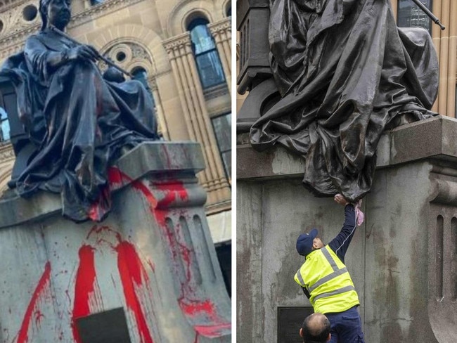 Major update after royal statue vandalised