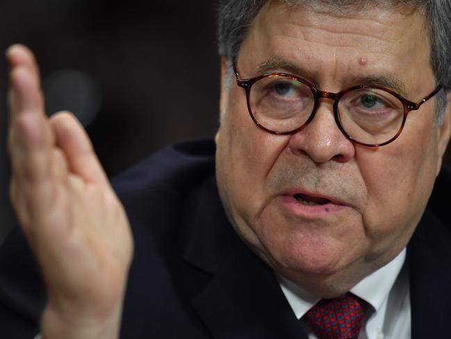 US Attorney-General William Barr. Picture: AFP