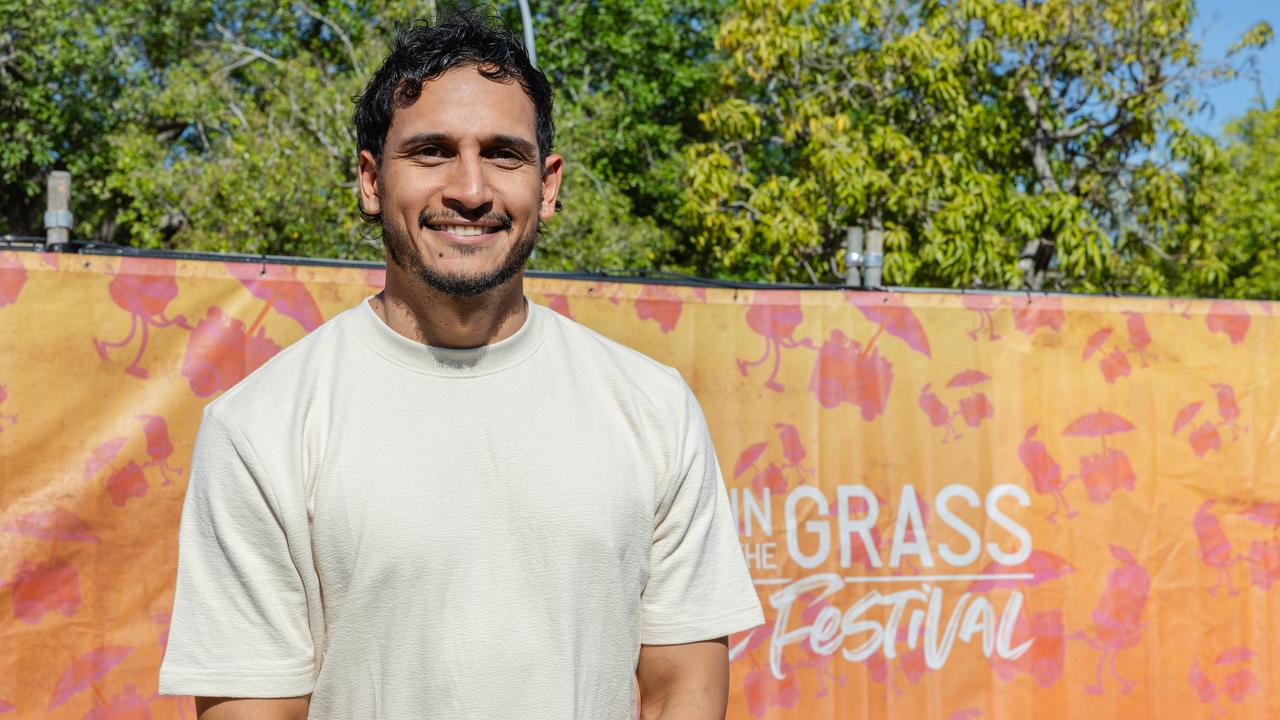 Darwin-born artist Marlon Motlop ahead of BASSINTHEGRASS 2025. Picture: Pema Tamang Pakhrin