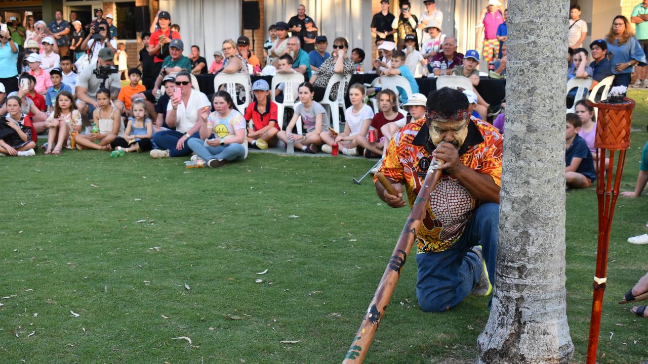 The Waraburra Dancers performed at the opening ceremony of the US Kids Golf Foundation Australian Open being played at the Rockhampton Golf Club on September 27 and 28.