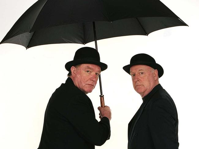 Undated : (L-R) Comedians and actors Bryan Dawe and John Clark.