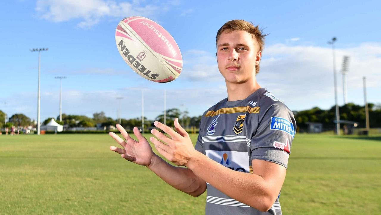 Sunshine Coast Falcons and Mal Meninga Cup player Jett Thorpe-Elich has been revealed as one to watch this season. Picture: Patrick Woods.