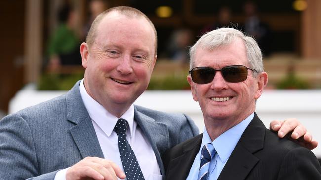 Trainers Wayne Hawkes and John Hawkes have a promising filly in Petulant who looks hard to beat at Wyong on Thursday. Picture: AAP Image