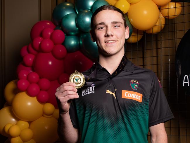 The Jack Riewoldt Best and Fairest 2024 for the Coates Talent League Under 18 Boys, Connor Ling.Picture: Linda Higginson / Solstice Digital