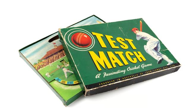 Test Match cricket game made in Australia in 1955, which is part of the Powerhouse collection. Picture: Supplied
