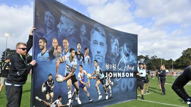 Fans enjoy the atmosphere at the NRL match between Cronulla Sharks and Gold Coast Titans at C.ex Stadium. Photo: Tim Jarrett