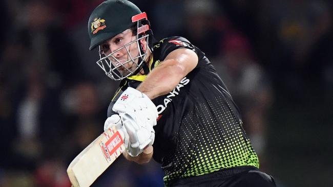 Mitchell Marsh offerd a little resistance for the Aussies. Picture: Getty Images