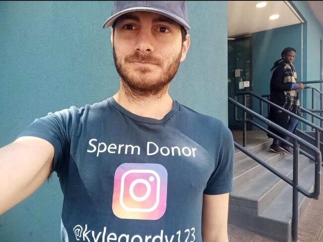 Kyle Gordy has fathered over 47 children across the globe. Picture: @kylegordy123/Jam Press