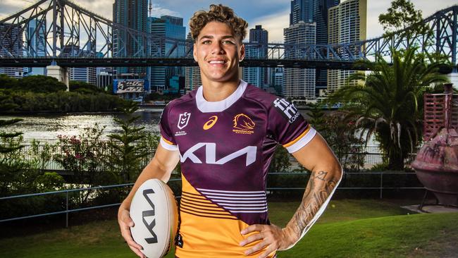 Brisbane Broncos star Reece Walsh. Picture: Nigel Hallett