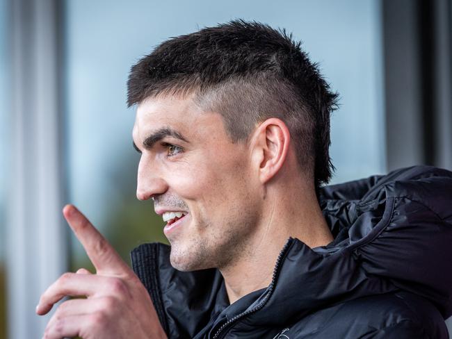 Collingwood Vice-Captain Brayden Maynard ahead of his 200th AFL game. Picture: Jake Nowakowski