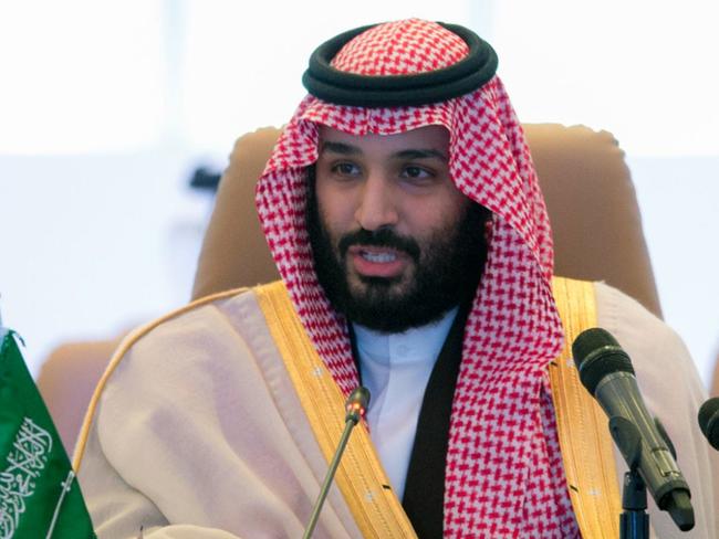 FILE - In this Nov. 26, 2017, file photo released by the state-run Saudi Press Agency, Saudi Crown Prince Mohammed bin Salman speaks in Riyadh, Saudi Arabia. Saudi Arabiaâ€™s young crown prince is opening a marathon tour of the United States with a first stop in Washington, where he plans to meet March 20 with President Donald Trump. The visit comes as the United States and much of the West are still trying to figure out Crown Prince Mohammed bin Salman, whose sweeping program of social changes at home and increased Saudi assertiveness abroad has upended decades of traditional rule in Saudi Arabia.(Saudi Press Agency via AP, File)