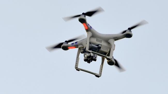 An aerial drone is wreaking havoc with Bruny Island bushfire-fighting efforters. (File photo: NICOLAS TUCA /AFP)