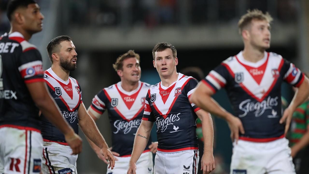 The Roosters were well beaten by Souths. Picture: NRL Images