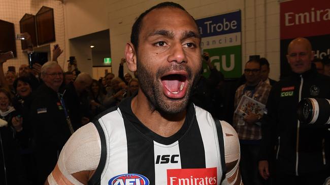 Travis Varcoe has spoken openly about the support he has received from the entire AFL community. Photo: Julian Smith/AAP Image.