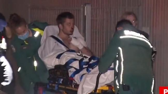 A man has been stabbed during a terrifying home invasion at Pooraka. Picture: 7NEWS