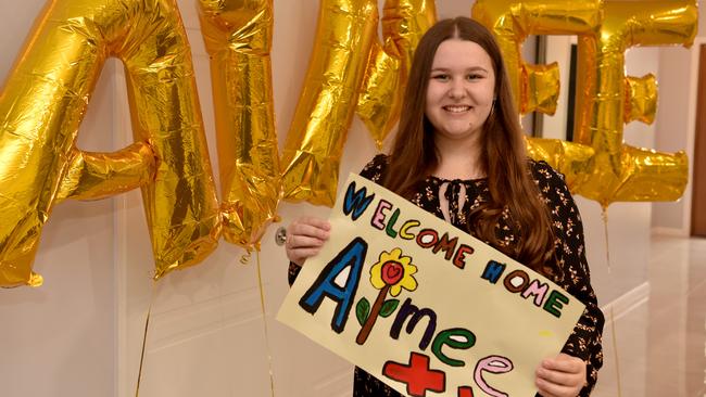 Aimee Segal at the age of fifteen has been diagnosed with MS. Picture: Evan Morgan