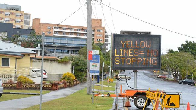 The new parking restrictions around the Lismore Base Hospital have not been popular. Hunter Street. Picture: Cathy Adams