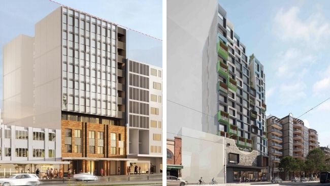 The latest two student accommodation buildings proposed for Kingsford.