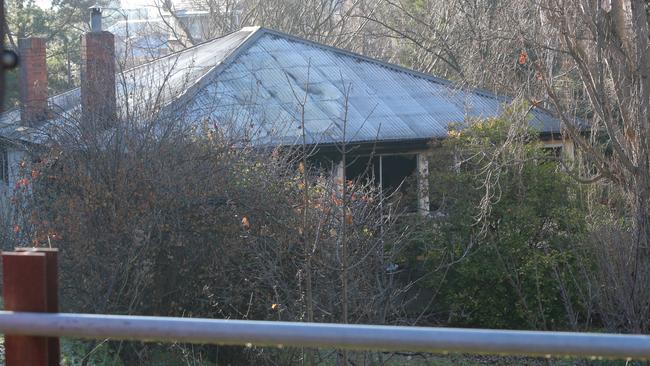 This house in McKellar St has been destroyed by fire.