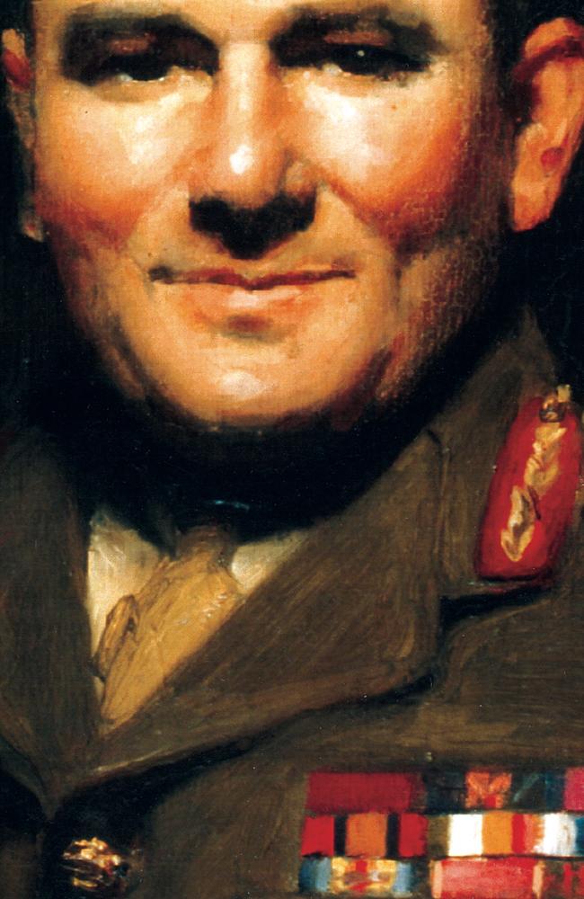 Australian artist William McInnes painted this portrait of the Brigadier General in uniform, capturing his calm and authoritative persona. It hangs in the Australian War Memorial. Painting: Brigadier General Harold Elliott 192 painting by WB McInnes.