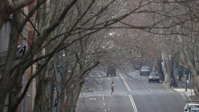 Sydney’s roads have been quiet during the current lockdown. Picture: NCA NewsWire / Dylan Coker