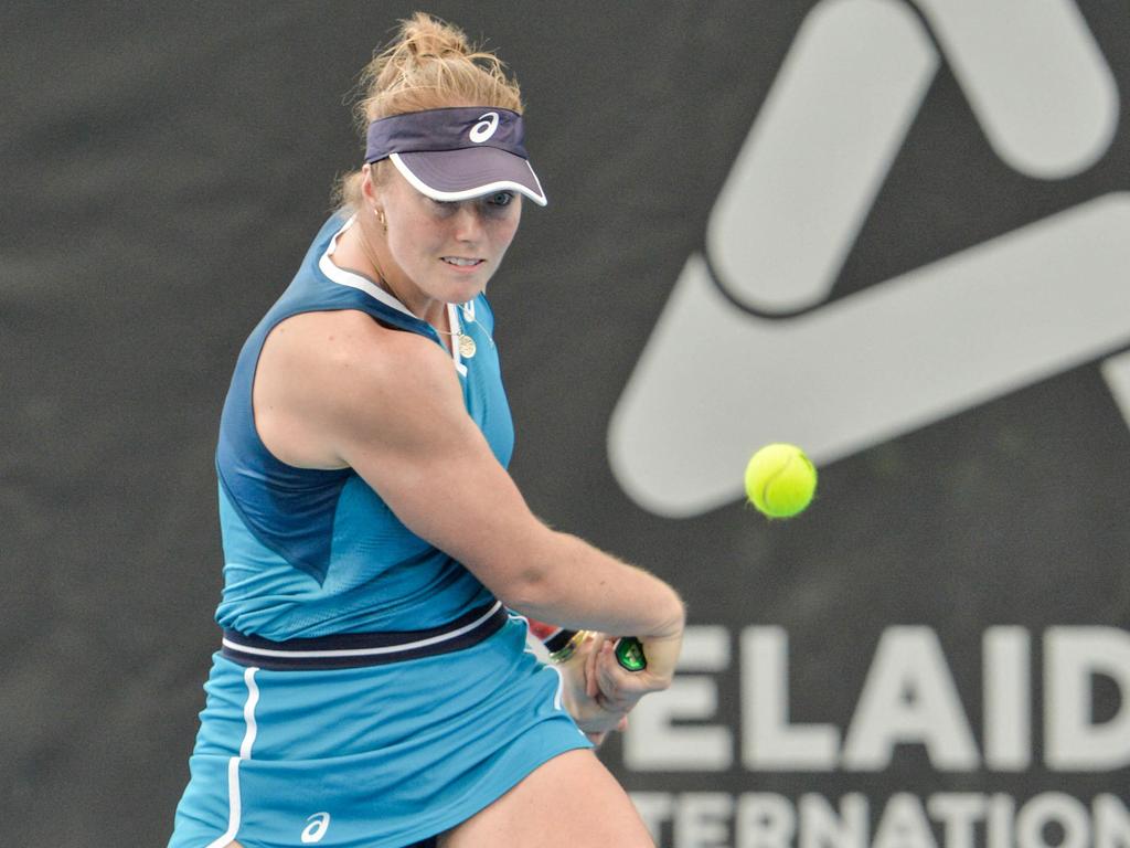 Olivia Gadecki is the top-ranked Australian in the women’s draw. Picture: AFP