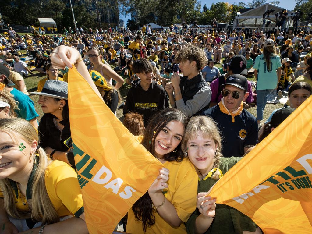 Fans flocked to watch and cheer on the Matildas during the 2023 World Cup on home soil. Picture Lachie Millard