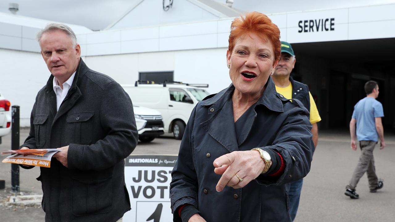 Senator Hanson said, ‘I’m going to stick with what I believe in.’ Picture: Tim Hunter