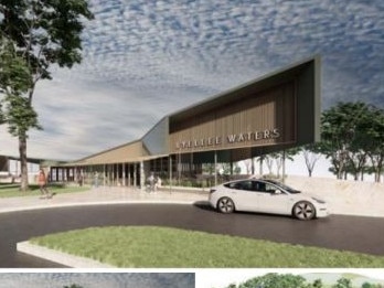 The club house and tourist park for the proposed Byellee Waters Golf Course Master Plan.