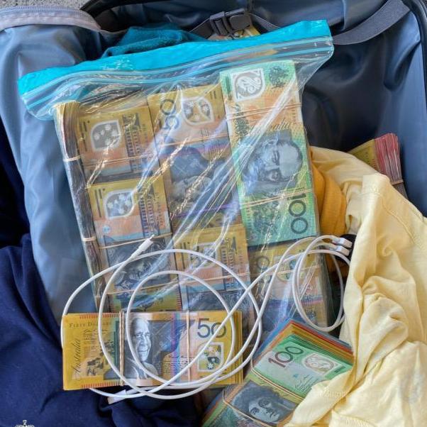 Police seized cash as part of their investigation. Picture: NSW Police