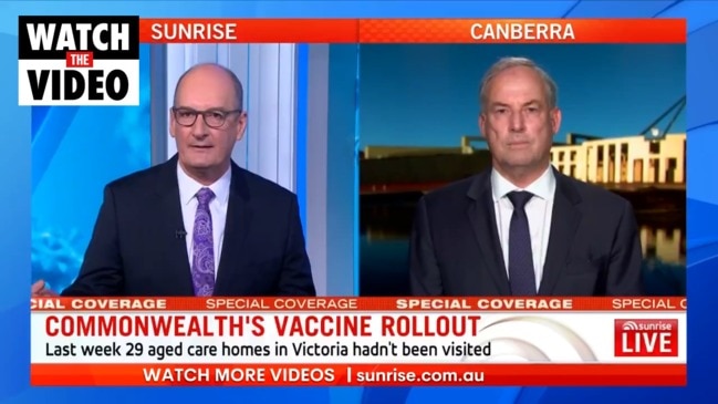 Kochie fires up at aged care minister over Victoria’s COVID outbreak (Sunrise)