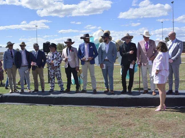 Clifton Races fashions on the field 'best dressed men' category saw entrants from all across southwest Qld on Saturday, October 28. Picture: Jessica Klein