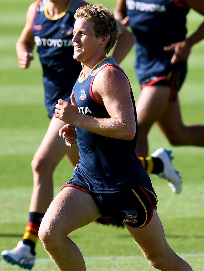 Rory Sloane will have help from Bryce Gibbs in the midfield this year.