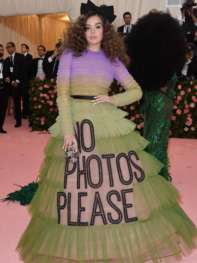 Hailee Steinfeld at the 2019 Met Gala …