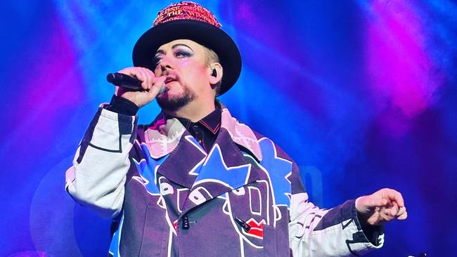 Boy George, of Culture Club, at Rod Laver Arena on September 9, 2023. Picture: Facebook