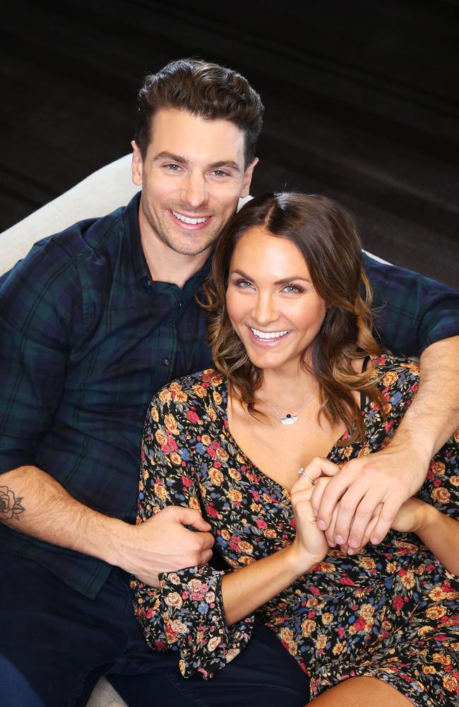 Matty J and Laura Byrne are now saving to buy their first house. Picture: Toby Zerna