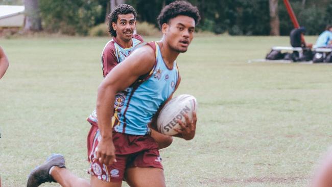 Joseph Tupuse in action for Keebra Park. Picture: Supplied