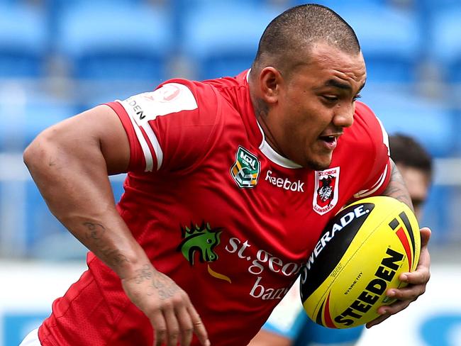 Gold Coast Titans Vs St George Illawarra Dragons u/20s match - Dragons Addin Fonua-Blake