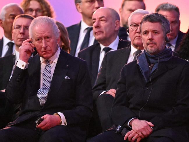 King Charles and King Frederik. Picture: AFP