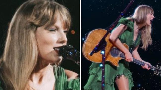 Taylor Swift told the crowd she's "never been happier" at her latest concert.