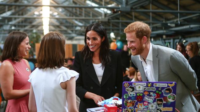 Harry, Duke of Sussex and Meghan, Duchess of Sussex were side by side during their visit of the Dogpatch startup hub in Dublin in 2018. Picture: Getty Images