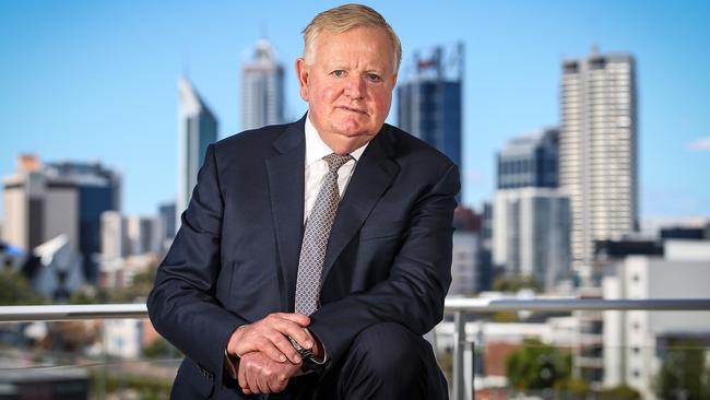 Perth property developer Nigel Satterley overlooking the city. Picture: Colin Murty