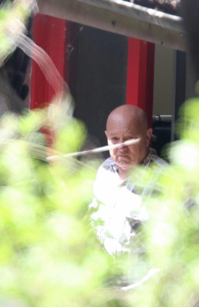 Angry Anderson outside his Beacon Hill home on Monday.