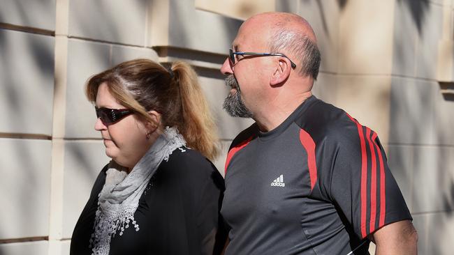 Family of stroke victim Leslie Robert Graham outside Coroners Court.