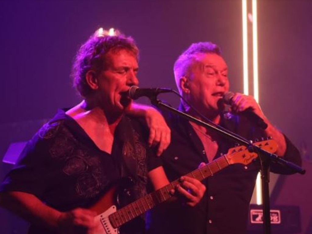 Jimmy Barnes and Ian Moss of Cold Chisel. Picture: Bill Donohoe/Facebook