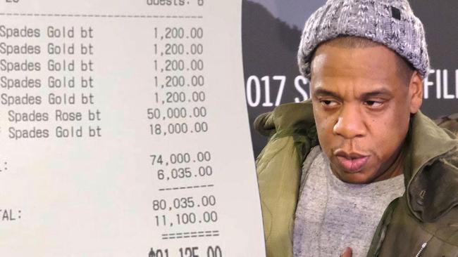 Jay-Z gets epic bar tab for champagne he owns