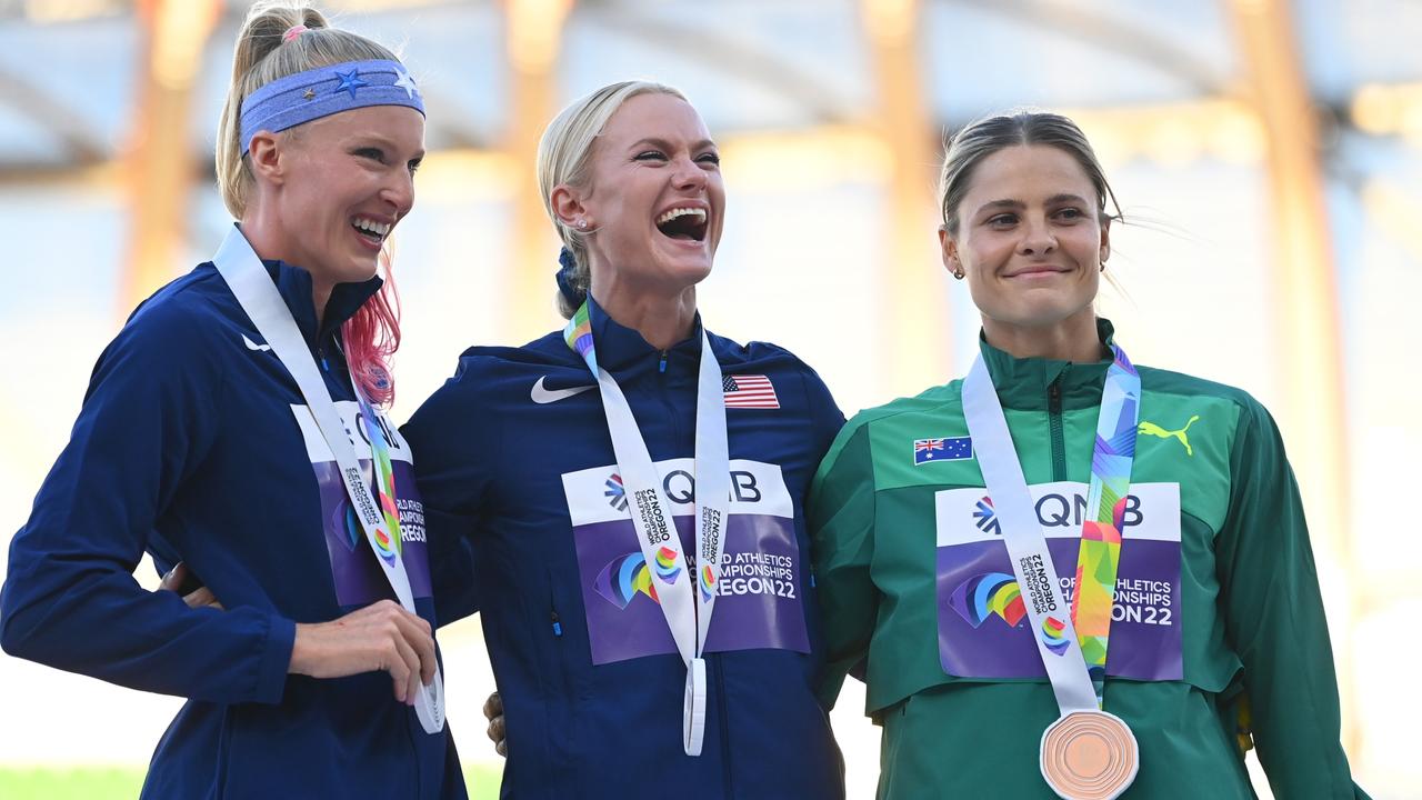 Good on ya Nina! Photo by Hannah Peters/Getty Images for World Athletics