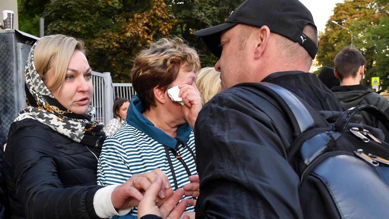 Mr Purtin’s recent decision to mobilise reservists has sparked demonstrations and an exodus of men abroad. Picture: AFP.