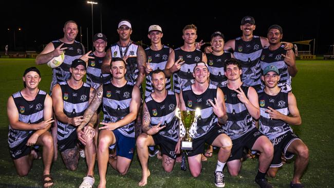 The 2024 NT Touch Football Titles winners men's open winners Inferno Magpies. Picture: Patch Clapp
